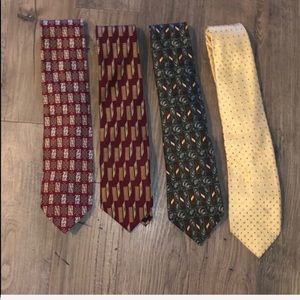 Silk Ties Set: Bill Blass IZOD Tesoro Russo
